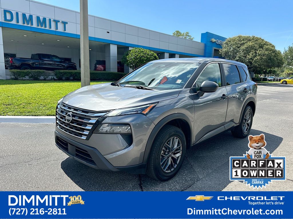 Gray (Gun Metallic) 2024 Nissan Rogue SUV / Crossover Front-Wheel Drive Continuously Variable Transmission