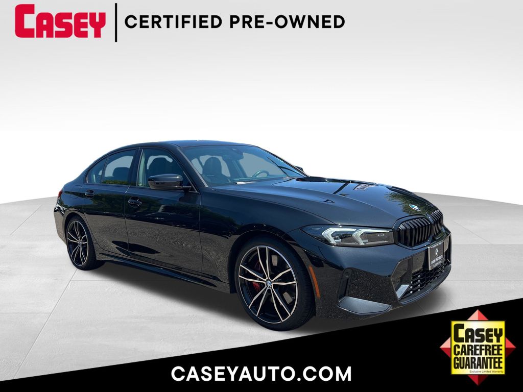 Black Sapphire Metallic 2024 BMW 3 Series Sedan Rear-Wheel Drive 8-Speed Automatic