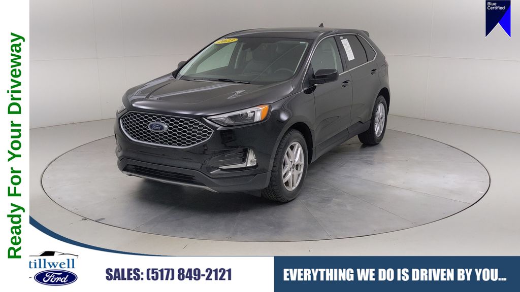 Black Metallic 2023 Ford Edge SUV / Crossover All-Wheel Drive 8-Speed Automatic