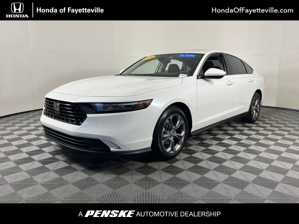 Platinum White Pearl 2024 Honda Accord Sedan Front-Wheel Drive Continuously Variable Transmission