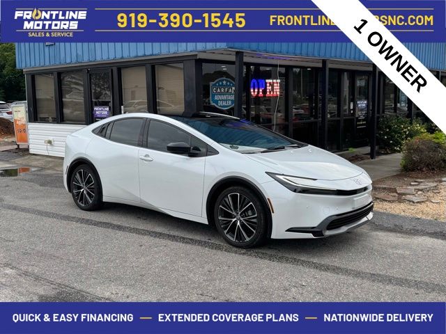 White (Wind Chill Pearl) 2024 Toyota Prius Hatchback Front-Wheel Drive Continuously Variable Transmission