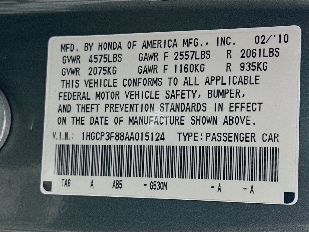 Used 2010 Green Honda EX-L image 34
