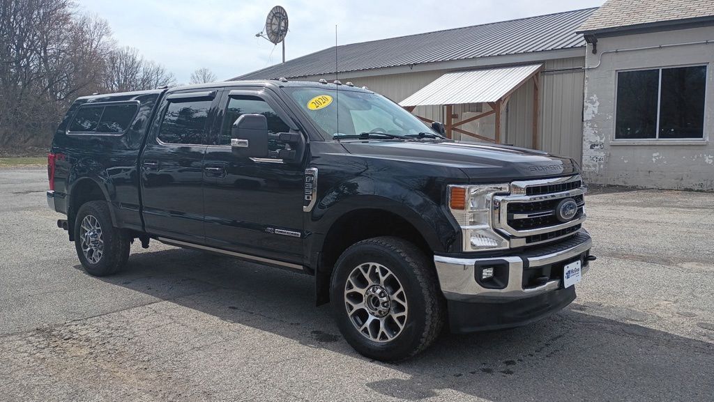 Black Metallic 2020 Ford F-350 Super Duty Lariat Crew Cab 4WD Pickup Truck Four-Wheel Drive Automatic