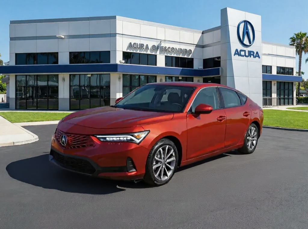 Performance Red Pearl 2026 Acura Integra FWD Sedan Front-Wheel Drive Continuously Variable Transmission