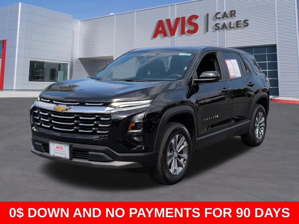 Black Metallic 2025 Chevrolet Equinox LT AWD SUV / Crossover Four-Wheel Drive 8-Speed Automatic
