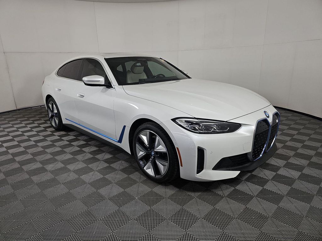 Mineral White Metallic 2023 BMW i4 Sedan Rear-Wheel Drive Automatic