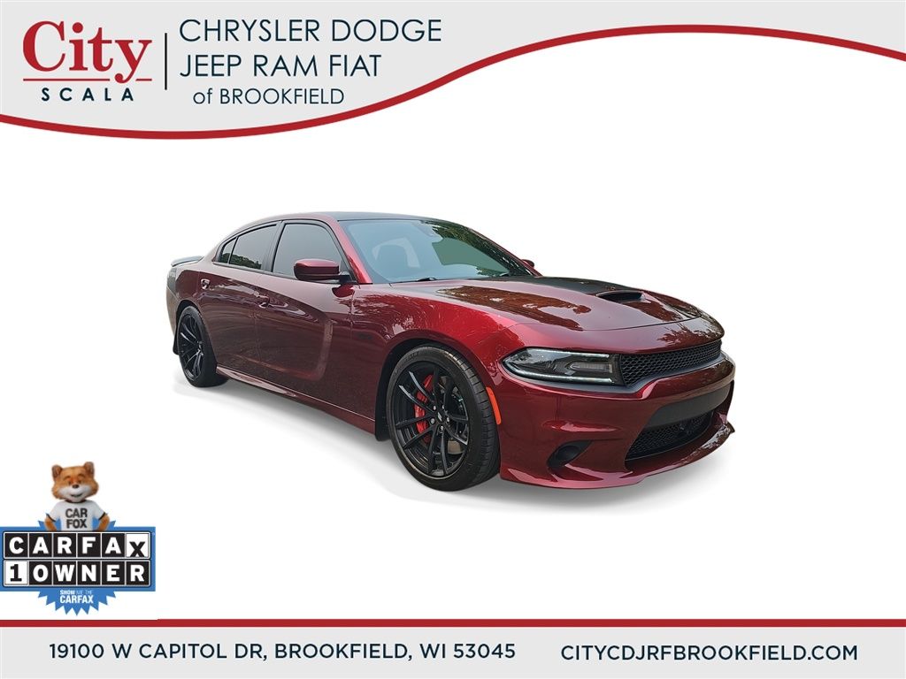 Octane Red Pearlcoat 2018 Dodge Charger Sedan Rear-Wheel Drive 8-Speed Automatic