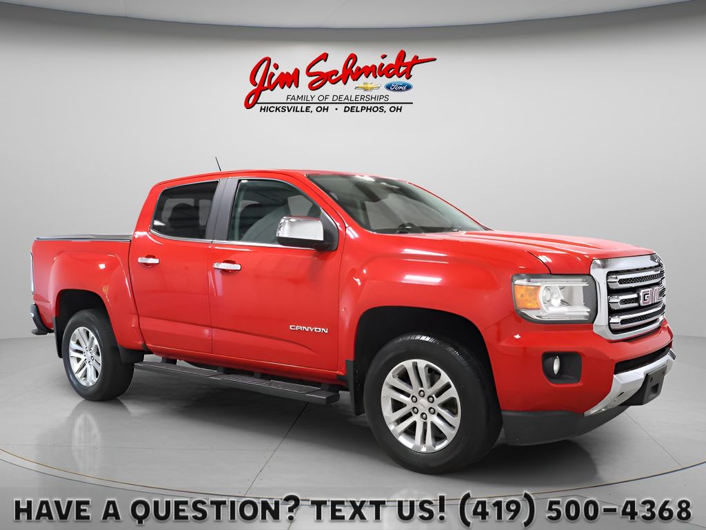 Cardinal Red 2016 GMC Canyon Pickup Truck 4X2 6-Speed Automatic