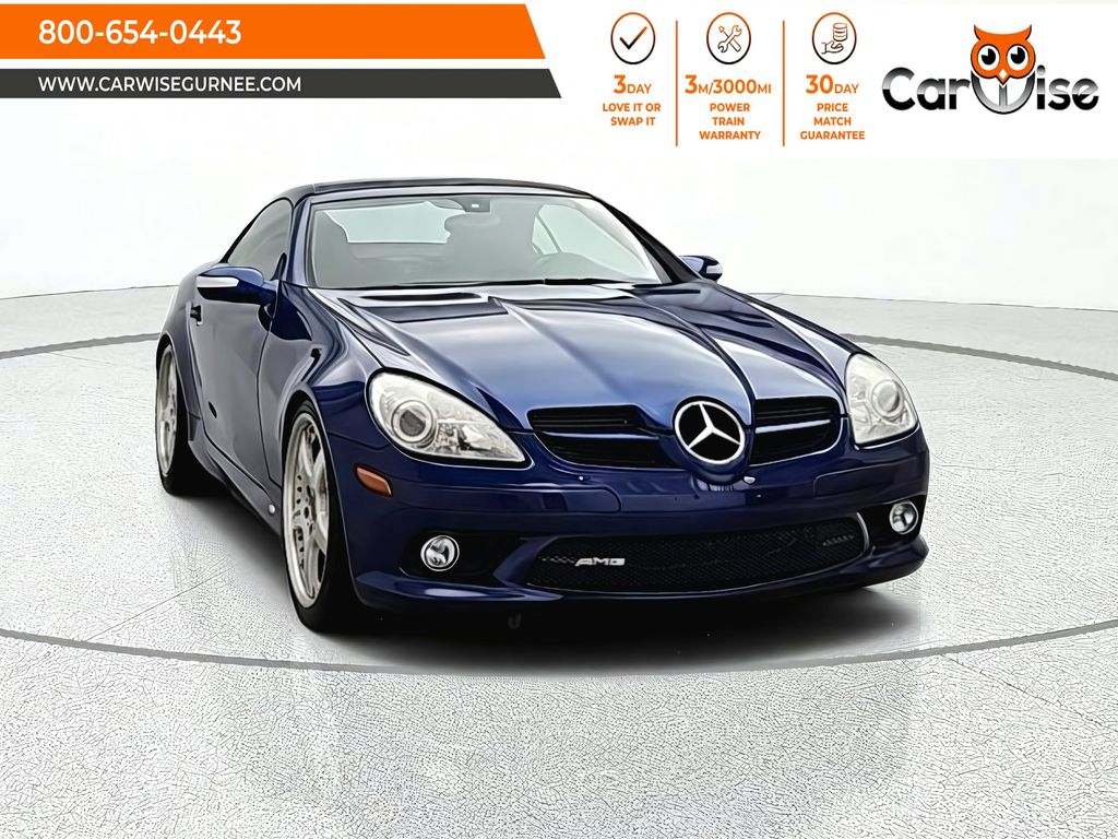 Blue 2005 Mercedes-Benz SLK Convertible Rear-Wheel Drive 