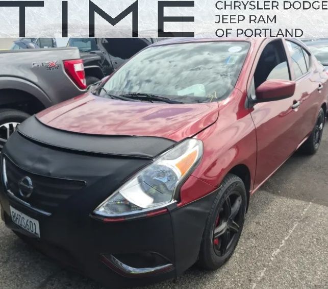 Cayenne Red Metallic 2019 Nissan Versa Sedan Front-Wheel Drive Continuously Variable Transmission