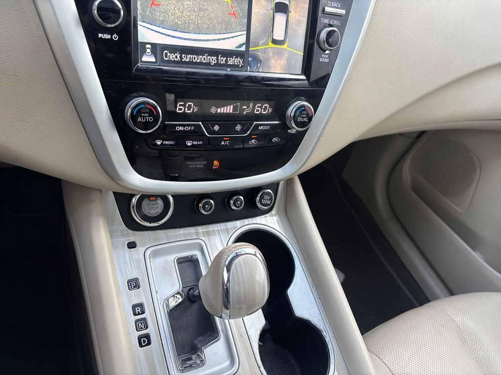 2017 Nissan Murano Platinum White at Bayway Cadillac of The Woodlands