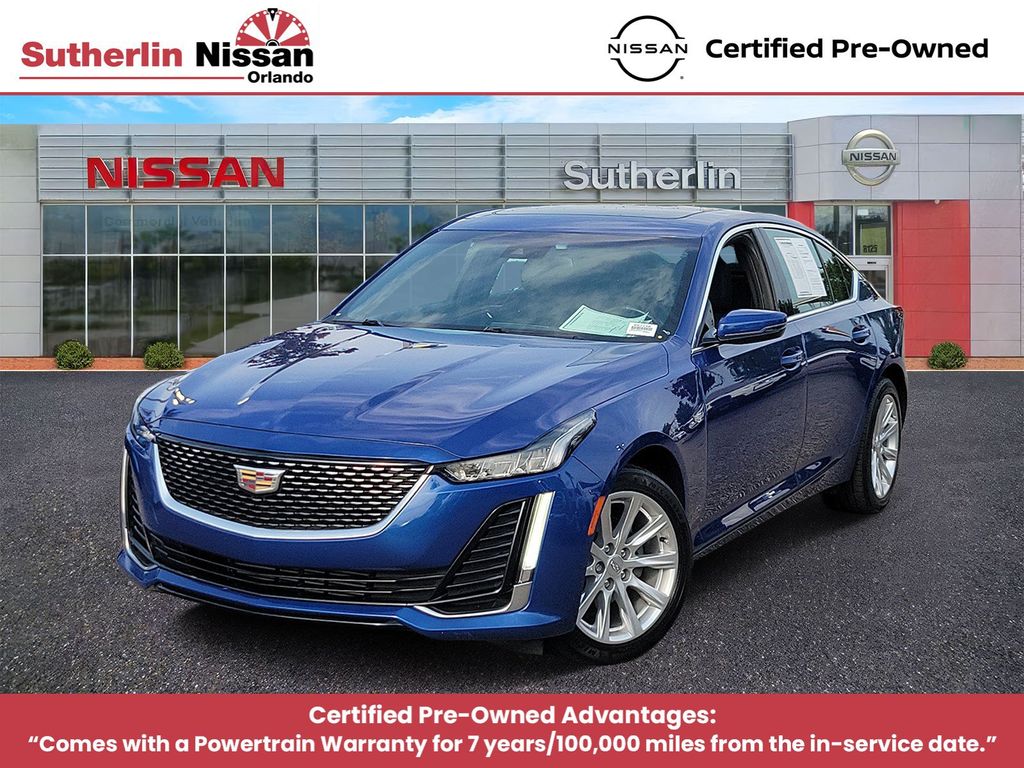 Wave Metallic 2023 Cadillac CT5 Sedan All-Wheel Drive Automatic