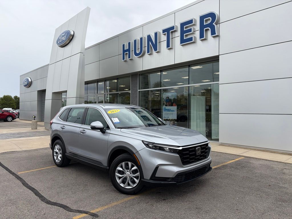 Lunar Silver Metallic 2023 Honda CR-V SUV / Crossover All-Wheel Drive Continuously Variable Transmission
