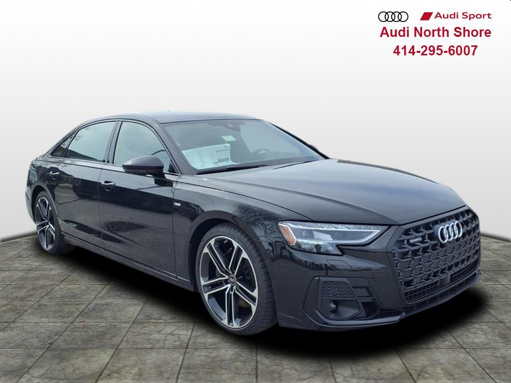 Mythos Black Metallic 2026 Audi A8 L quattro 55 TFSI Sedan All-Wheel Drive 8-Speed Automatic