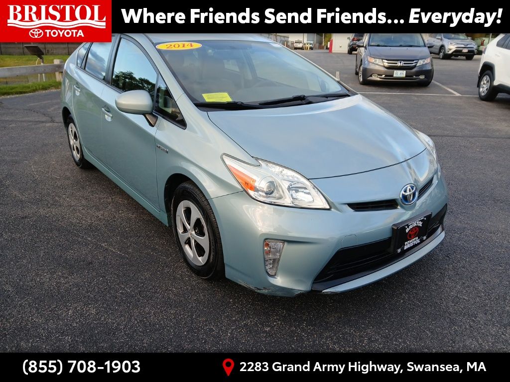 Used 2014 Toyota Prius Two with VIN JTDKN3DU3E1849565 for sale in Swansea, MA