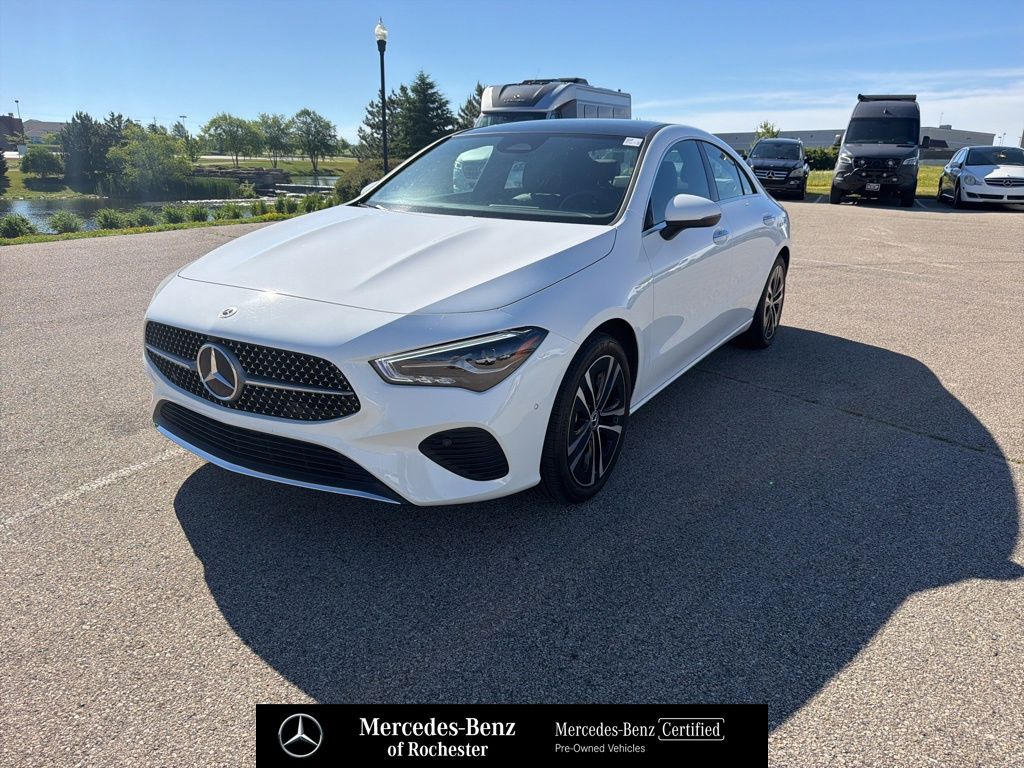 White 2026 Mercedes-Benz CLA 250 4MATIC Coupe All-Wheel Drive 8-Speed Dual Clutch