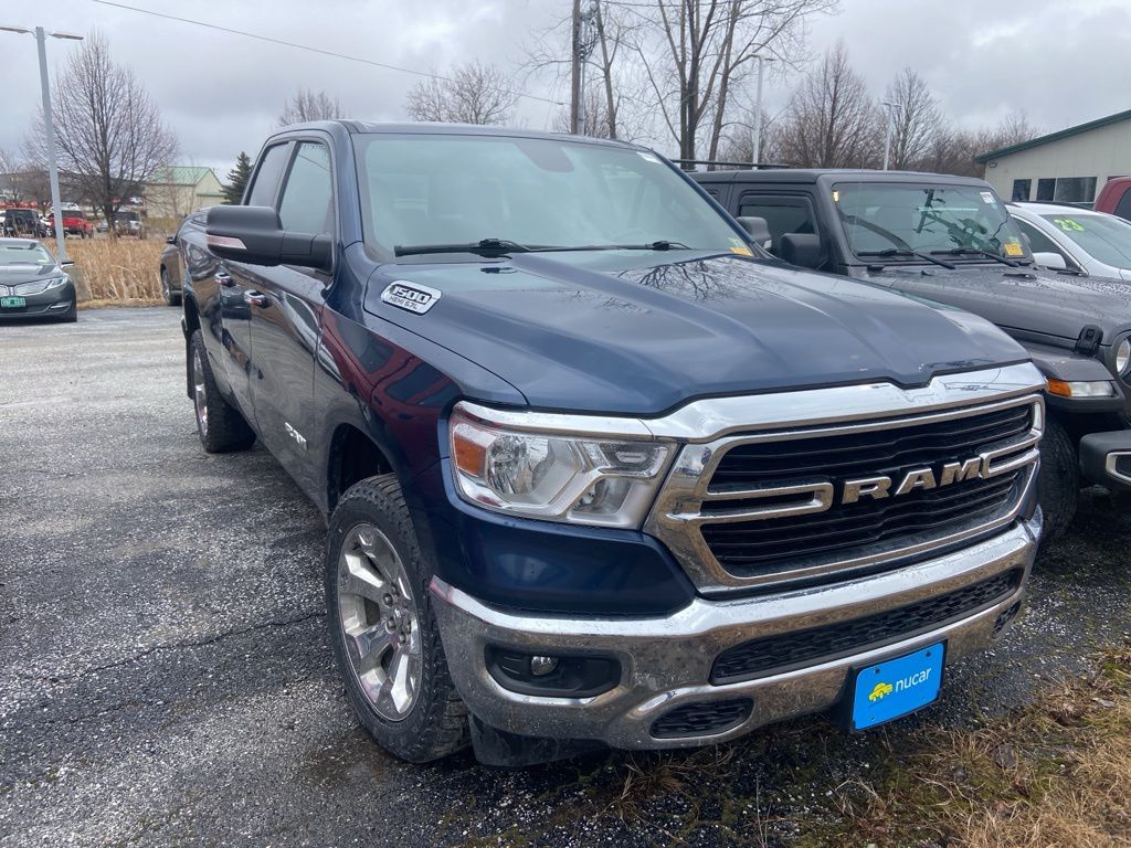 Patriot Blue Pearlcoat 2020 RAM 1500 Big Horn Quad Cab 4WD Pickup Truck Four-Wheel Drive 8-Speed Automatic