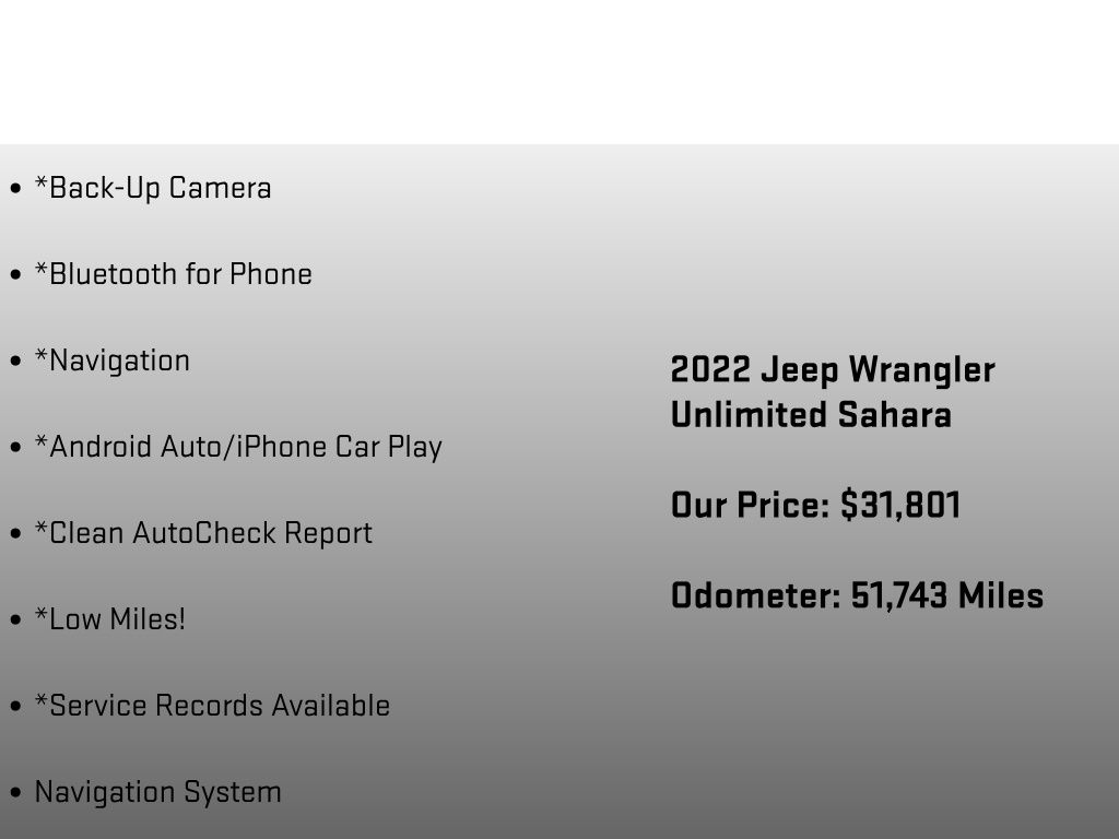 2022 Jeep Wrangler Unlimited Sahara Gray at Auto Express Mitsubishi