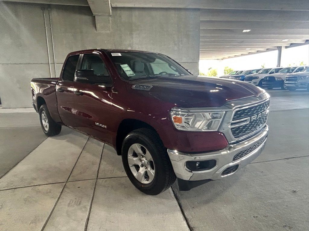 Certified 2024 RAM Ram 1500 Pickup Big Horn/Lone Star with VIN 1C6RREBGXRN100571 for sale in Miami, FL