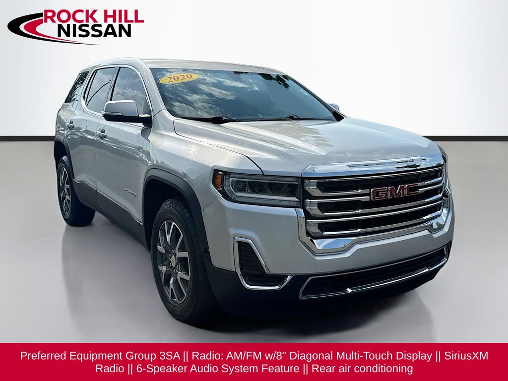 Quicksilver Metallic 2020 GMC Acadia SUV / Crossover Front-Wheel Drive 9-Speed Automatic