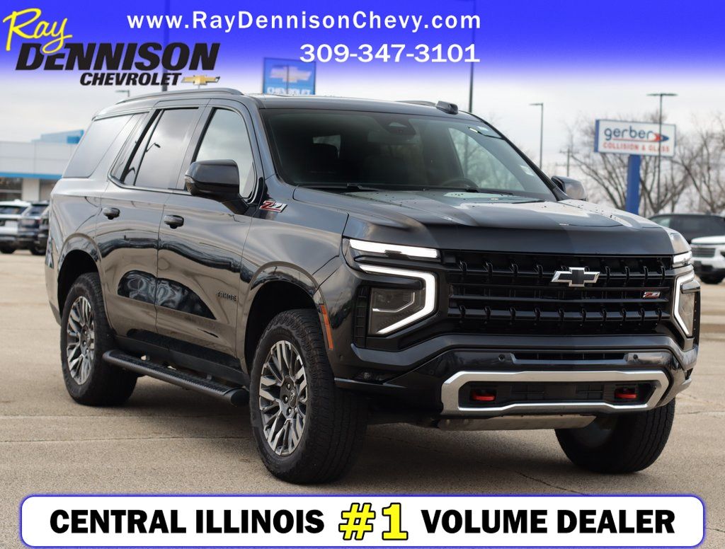 Black 2025 Chevrolet Tahoe Z71 4WD SUV / Crossover Four-Wheel Drive