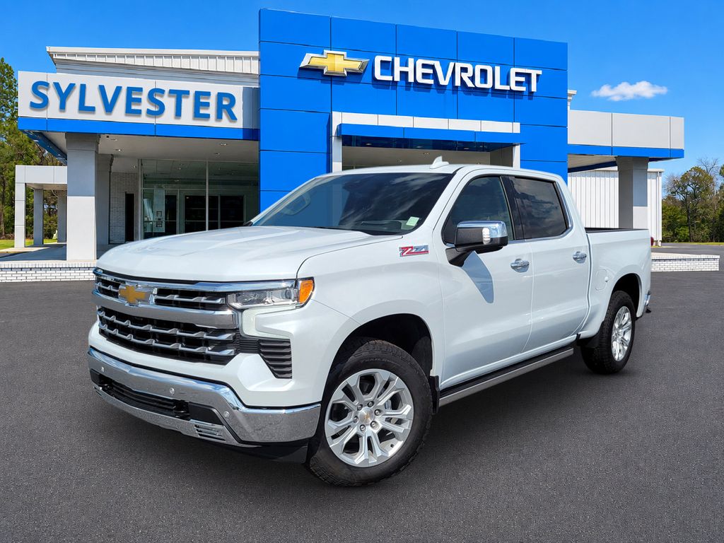 Polar White Tricoat 2026 Chevrolet Silverado 1500 Pickup Truck Four-Wheel Drive Automatic