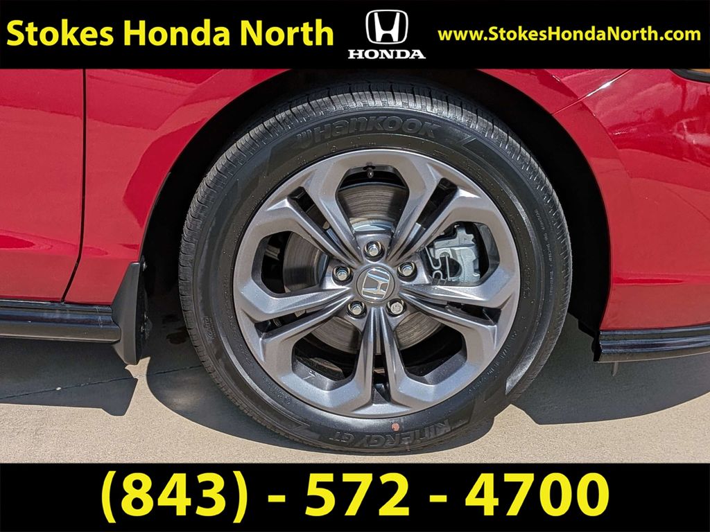 2025 Honda Accord Hybrid EX-L Red at Stokes Honda North