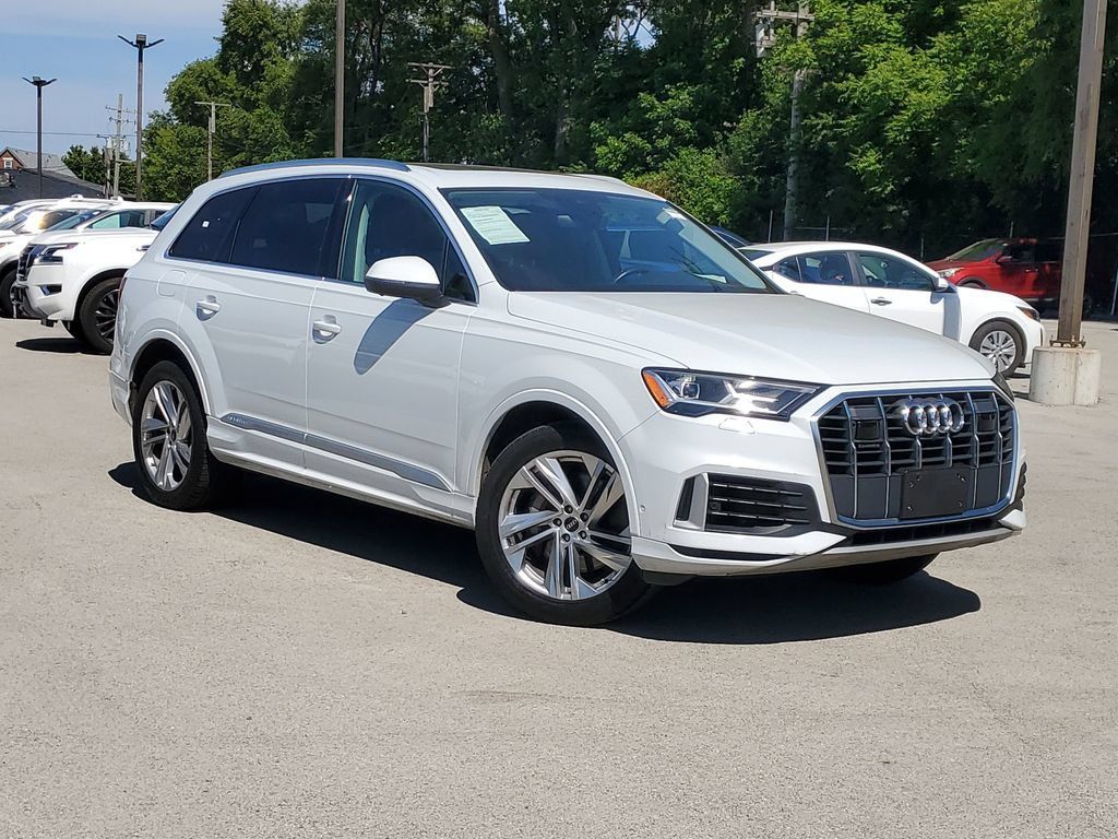 White 2022 Audi Q7 SUV / Crossover All-Wheel Drive 8-Speed Automatic