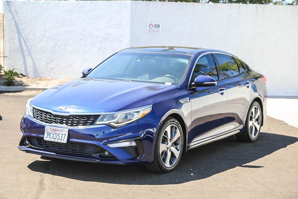 Horizon Blue 2020 Kia Optima Sedan Front-Wheel Drive 6-Speed Automatic