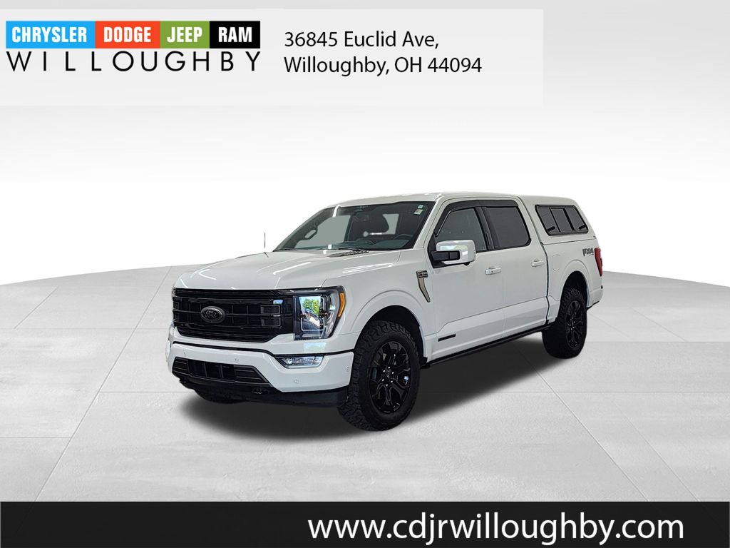 White Metallic 2022 Ford F-150 Pickup Truck Four-Wheel Drive Automatic