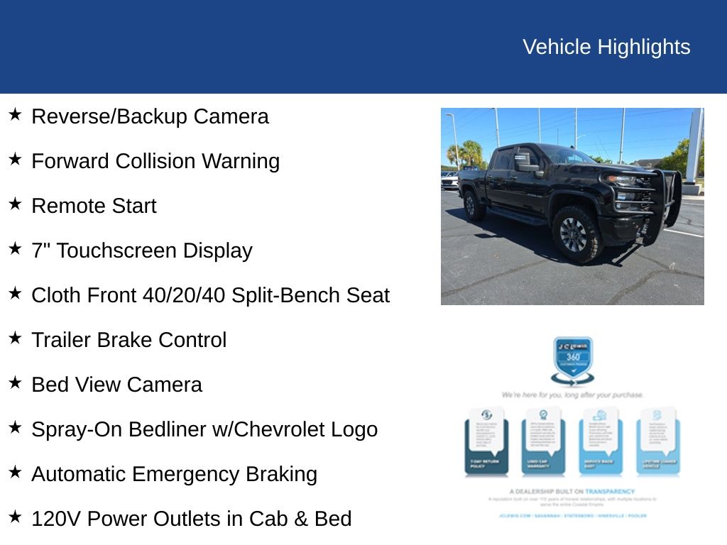 2021 Chevrolet Silverado 2500HD 4WD Crew Cab Standard Bed Custom