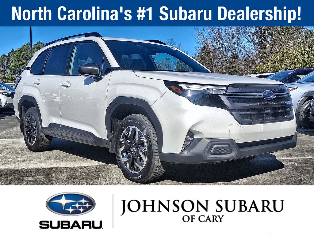 Crystal White Pearl 2026 Subaru Forester Crossover AWD SUV / Crossover All-Wheel Drive Continuously Variable Transmission