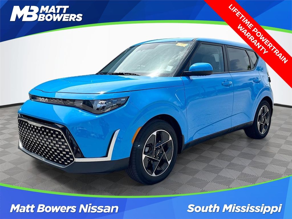 Surf Blue 2025 Kia Soul EX FWD SUV / Crossover Front-Wheel Drive Continuously Variable Transmission