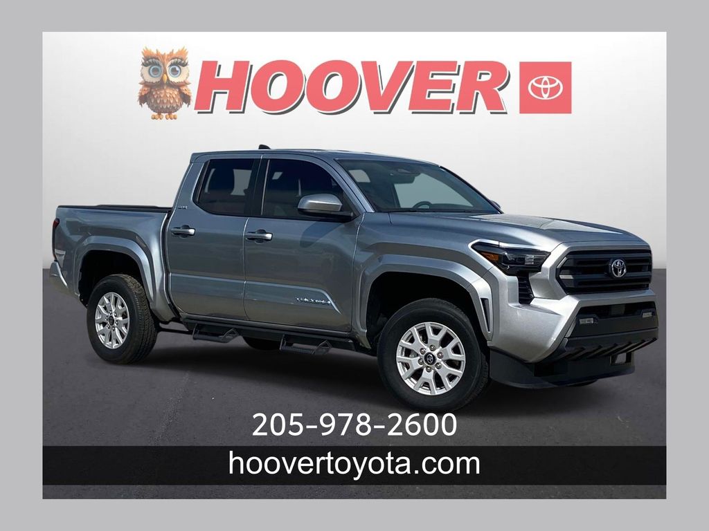 Celestial Silver Metallic 2025 Toyota Tacoma Pickup Truck Four-Wheel Drive 8-Speed Automatic