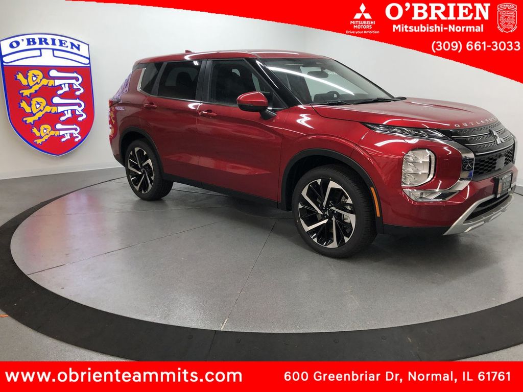 Red 2022 Mitsubishi Outlander SUV / Crossover All-Wheel Drive Continuously Variable Transmission