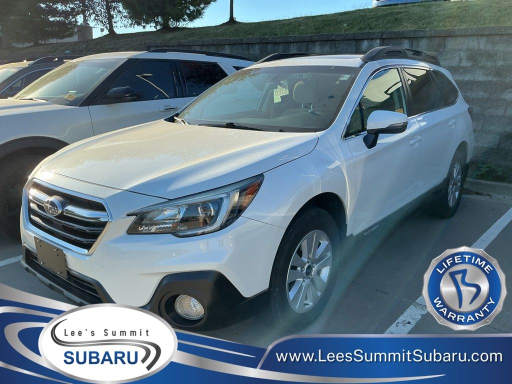 Crystal White Pearl 2019 Subaru Outback Wagon All-Wheel Drive Continuously Variable Transmission
