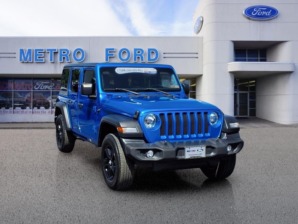 Hydro Blue Pearlcoat 2022 Jeep Wrangler SUV / Crossover Four-Wheel Drive 8-Speed Automatic