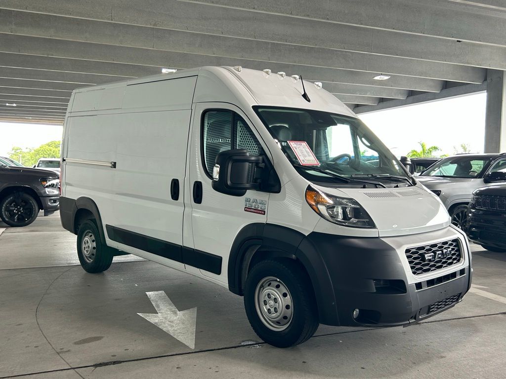 Used 2022 RAM ProMaster Cargo Van Base with VIN 3C6LRVBG7NE132558 for sale in Miami, FL