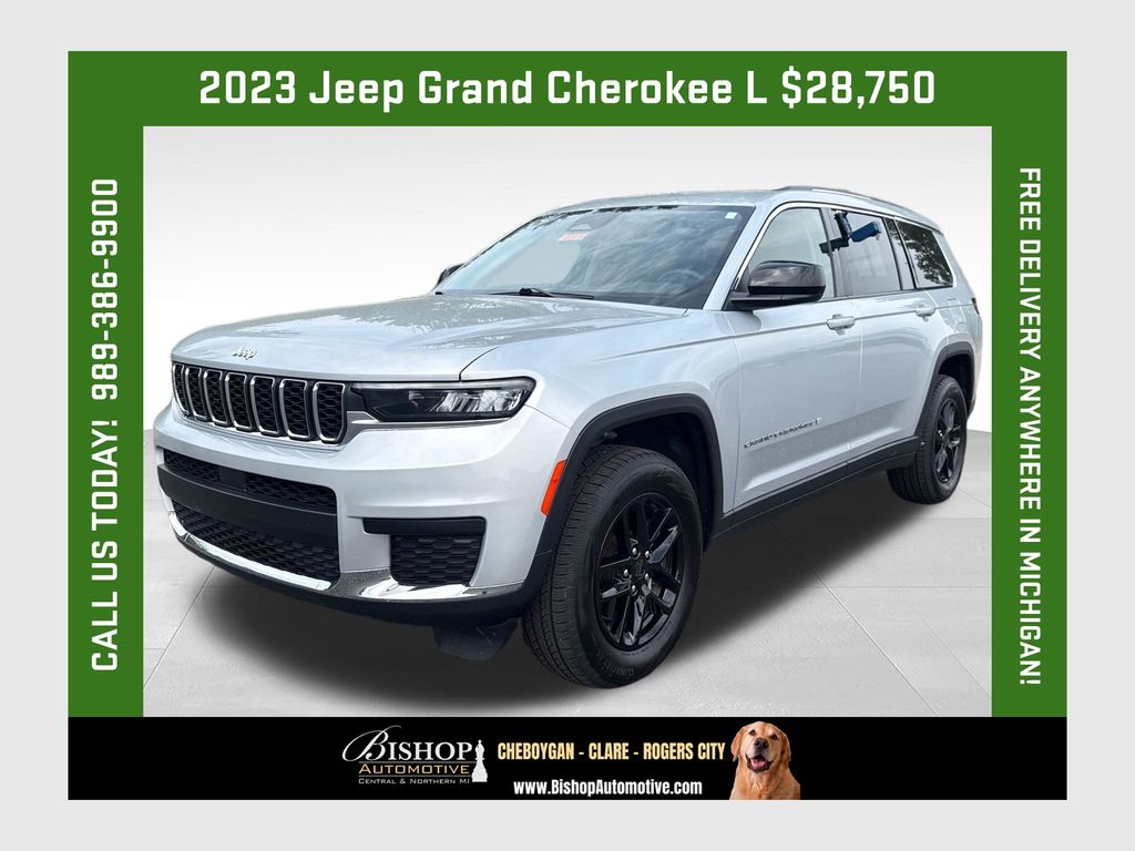 Silver Zynith 2023 Jeep Grand Cherokee L SUV / Crossover Four-Wheel Drive 8-Speed Automatic