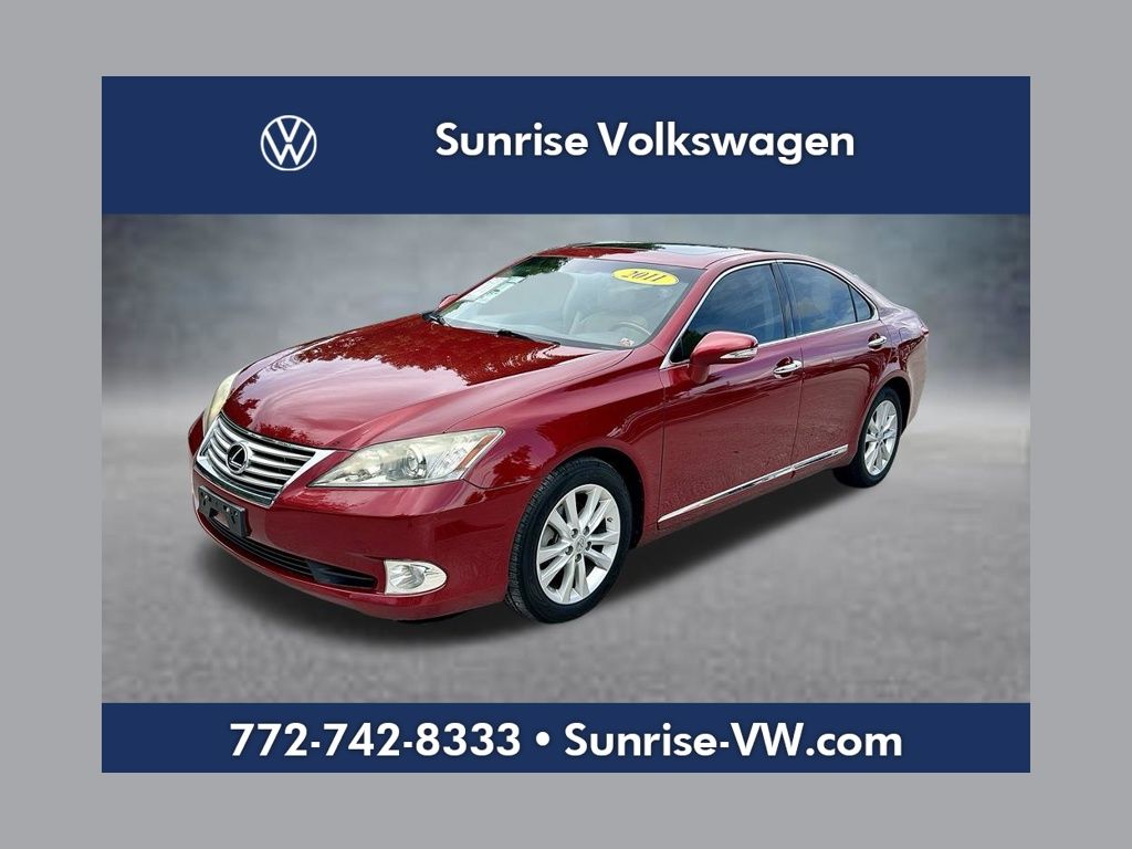 Matador Red Mica 2011 Lexus ES Sedan Front-Wheel Drive 6-Speed Automatic