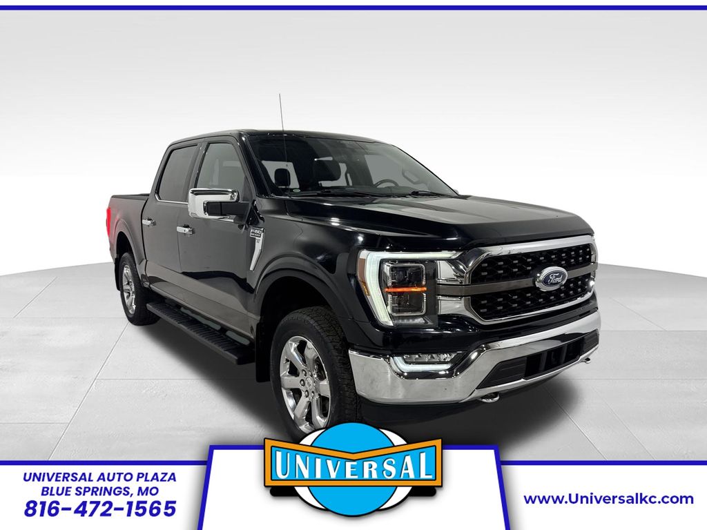 Agate Black Metallic 2021 Ford F-150 Pickup Truck Four-Wheel Drive Automatic