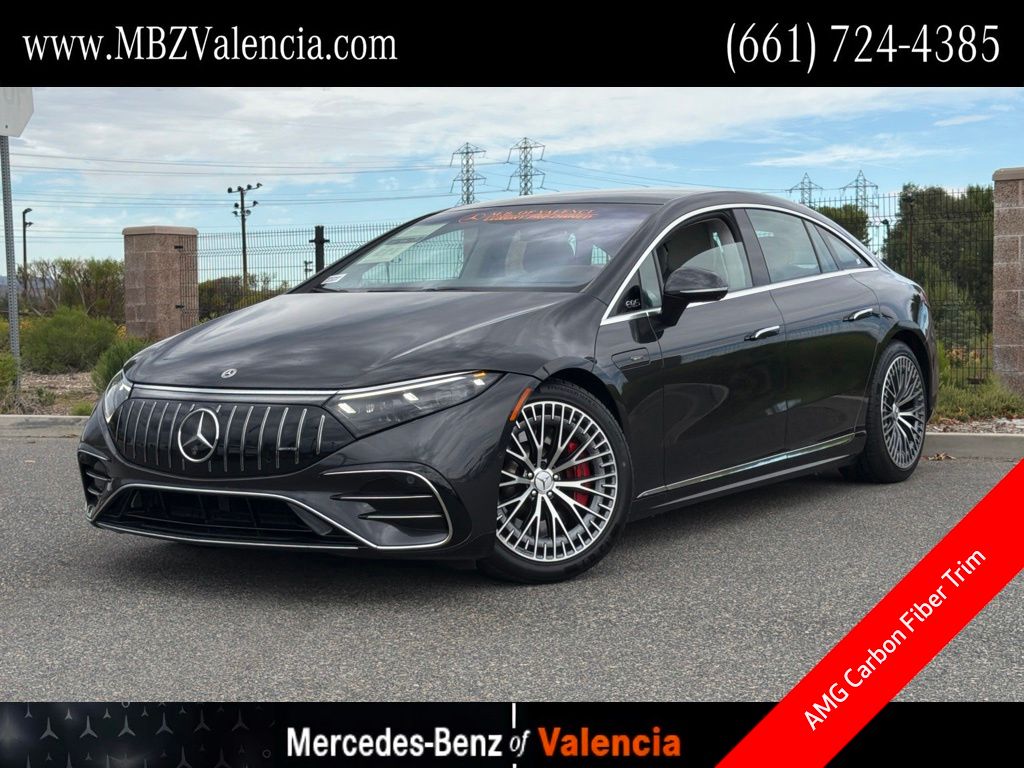 Gray (Graphite) 2023 Mercedes-Benz EQS Sedan All-Wheel Drive 1-Speed Automatic
