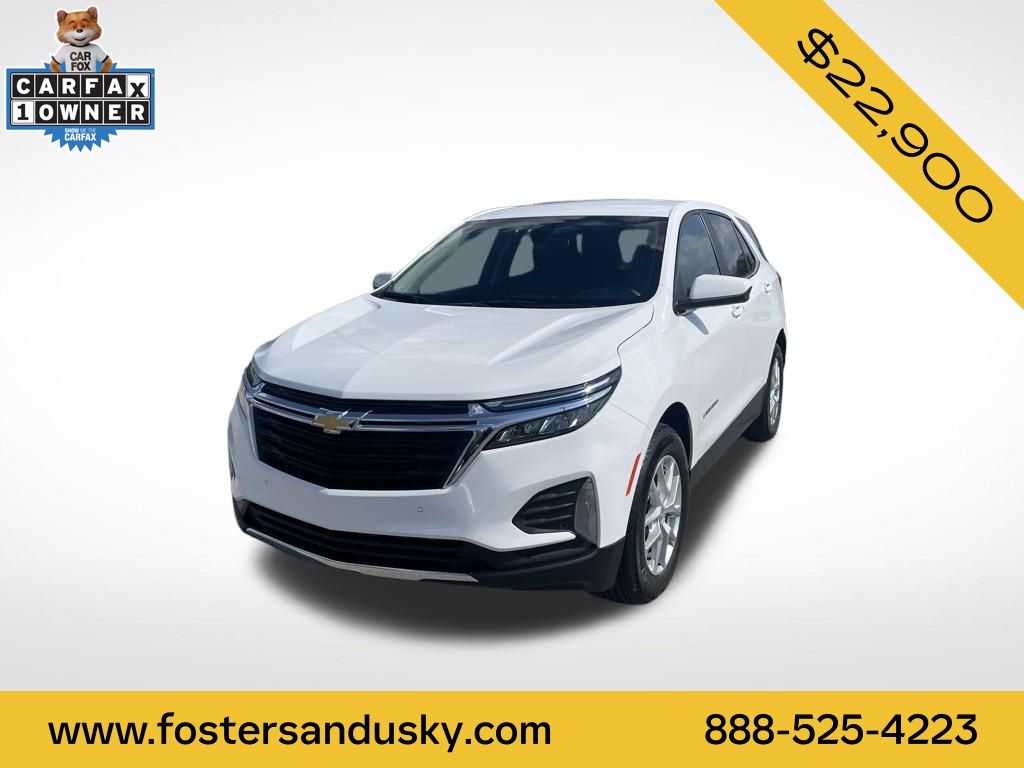 Summit White 2023 Chevrolet Equinox LT FWD with 1LT SUV / Crossover Front-Wheel Drive 6-Speed Automatic Overdrive