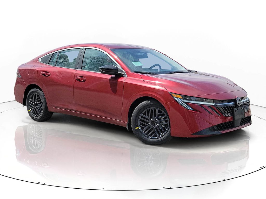 Red (Scarlet Ember Tintcoat) 2026 Nissan Sentra SV FWD Sedan Front-Wheel Drive Continuously Variable Transmission