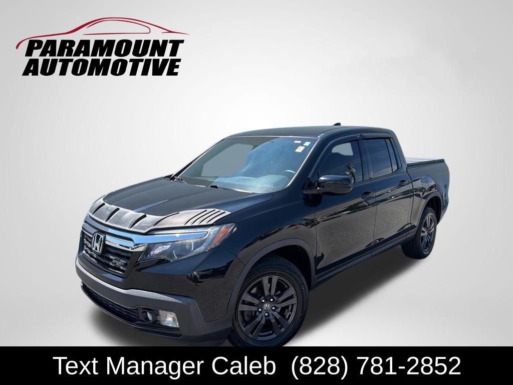 Crystal Black Pearl 2019 Honda Ridgeline Pickup Truck All-Wheel Drive 6-Speed Automatic
