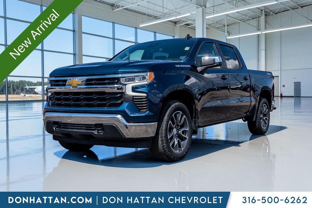Northsky Blue Metallic 2023 Chevrolet Silverado 1500 Pickup Truck Four-Wheel Drive 8-Speed Automatic