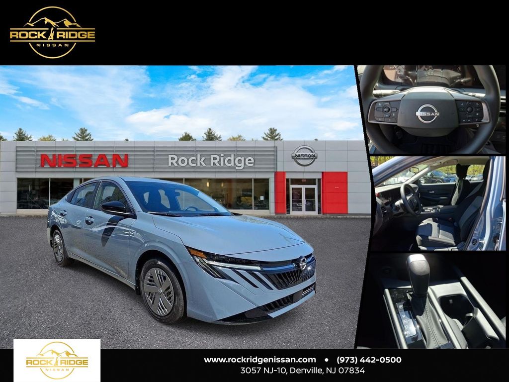 Gray Metallic 2026 Nissan Sentra Sedan Front-Wheel Drive Continuously Variable Transmission