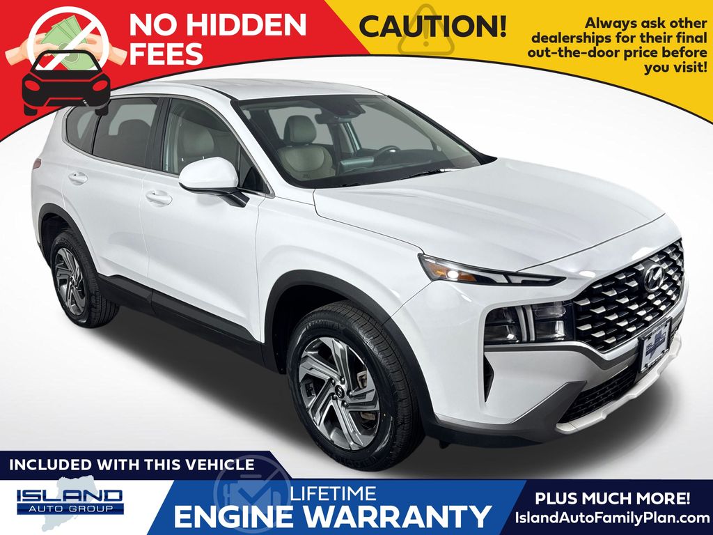 Serenity White Pearl 2023 Hyundai Santa Fe SUV / Crossover All-Wheel Drive 8-Speed Automatic