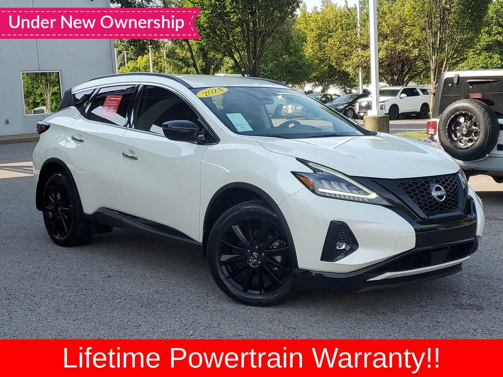 Pearl White 2024 Nissan Murano SUV / Crossover Front-Wheel Drive Continuously Variable Transmission