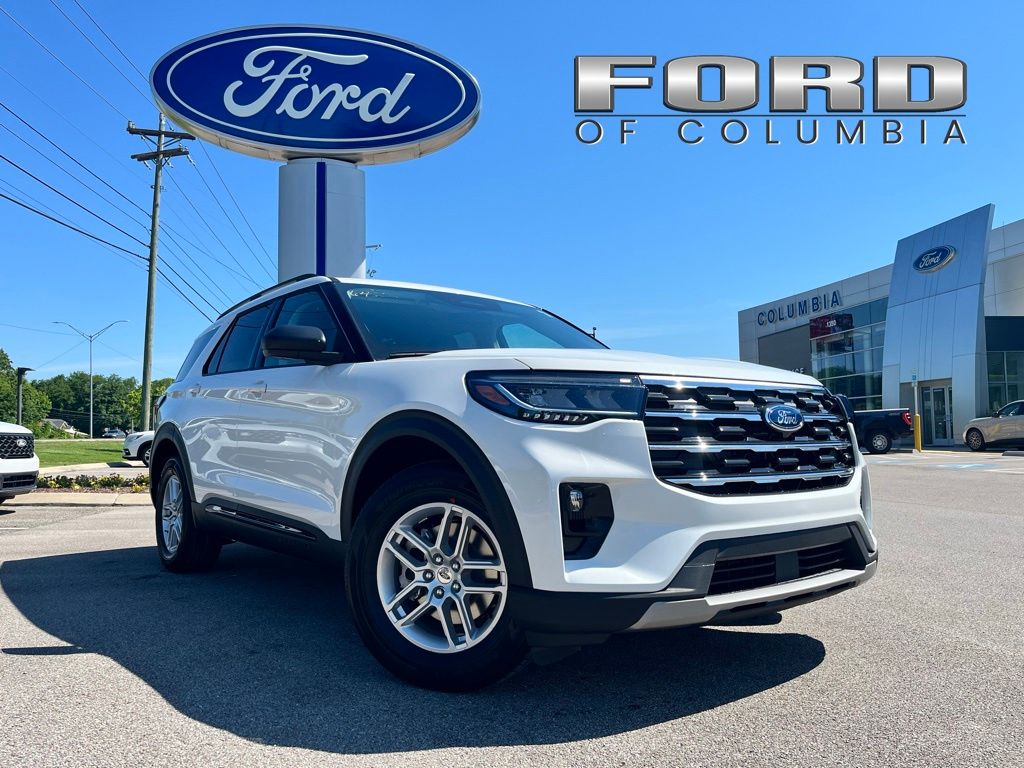 Star White Metallic Tri-Coat 2026 Ford Explorer Active RWD SUV / Crossover Rear-Wheel Drive Automatic